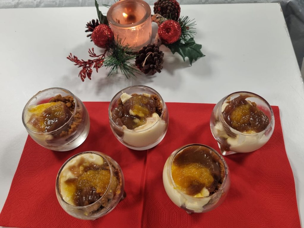 Verrine à la crème de marron